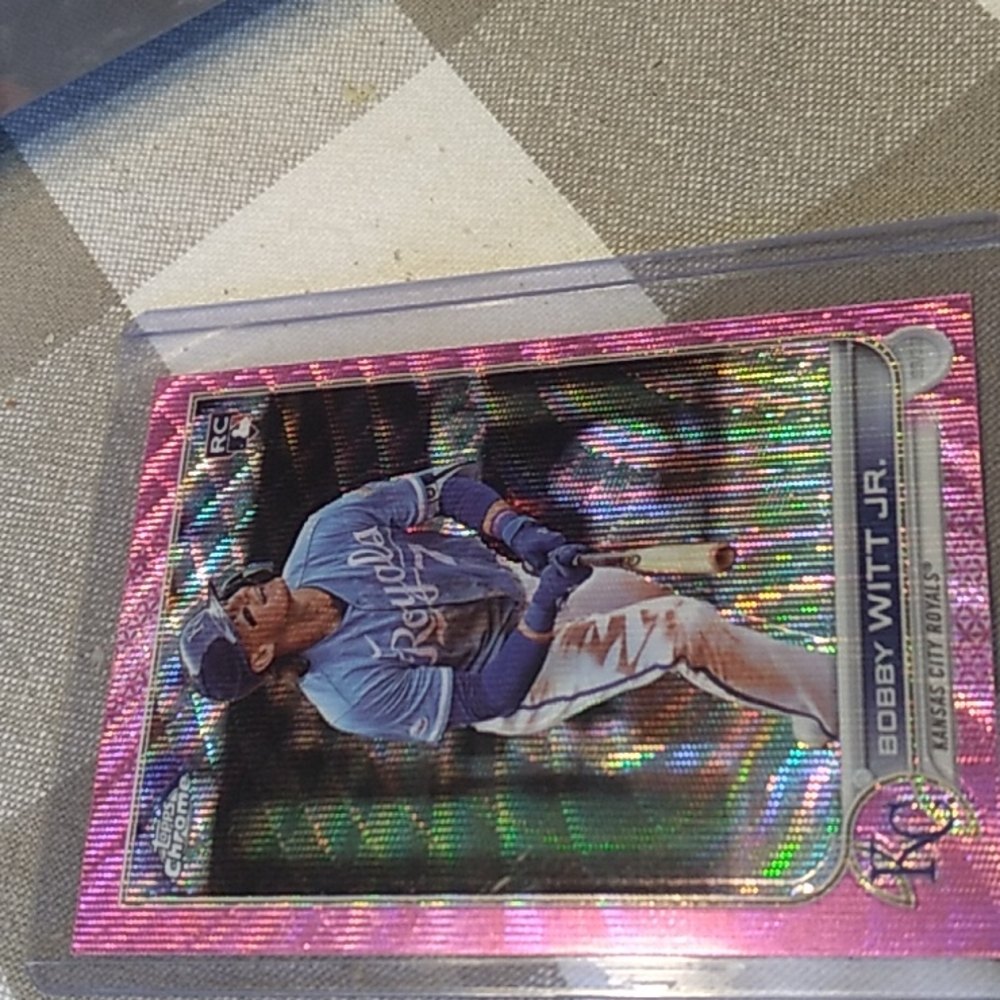 2022 topps chrome rc bobby witt jr usc35 hard to find baseball card